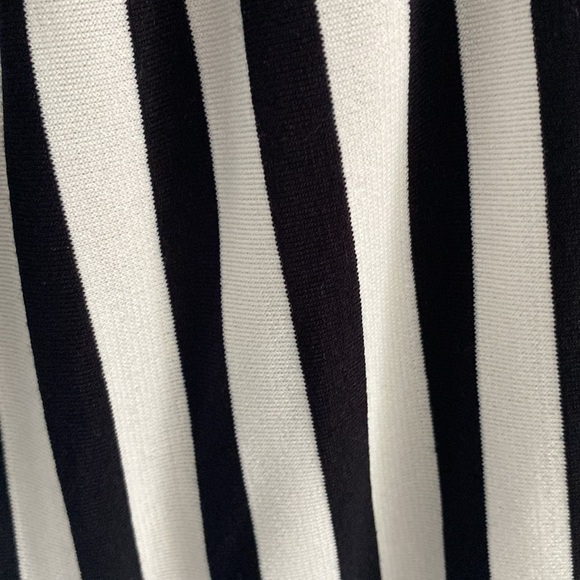 Black-and-white summer culottes-1X - Picture 3 of 8